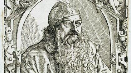Auf diesem Portrait sieht man Stephan Brechtel den Älteren in der Kleidung eines vornehmen Mannes inmitten von Symbolen für Wissenschaft und Kunst. Abb.: Stadtbibliothek Nürnberg Auf diesem Portrait sieht man Stephan Brechtel den Älteren in der Kleidung eines vornehmen Mannes inmitten von Symbolen für Wissenschaft und Kunst. Abb.: Stadtbibliothek Nürnberg