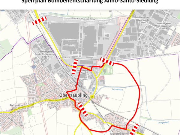 500-Kilo-Bombe in der Oberpfalz: Sperrzone wird eingerichtet