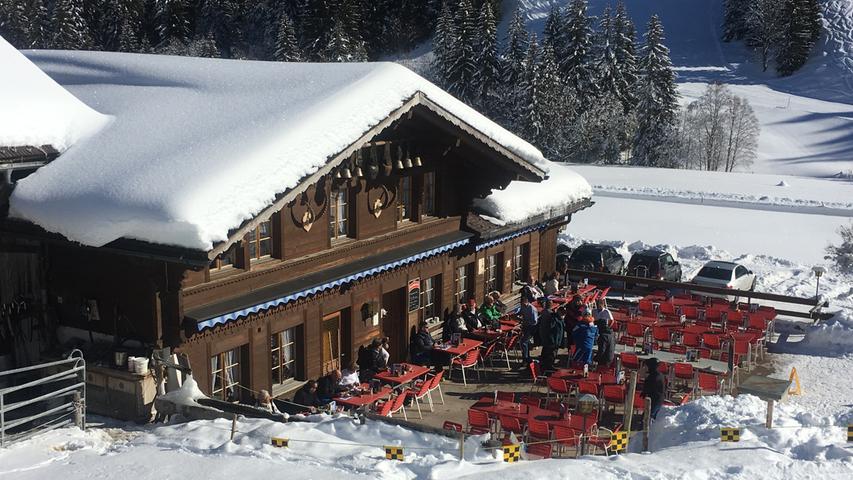 Eines der schönsten Berglokale der Gegend: Das Restaurant Waldmatte im Chalberhöni-Tal zwischen Saanen und Rougemont.