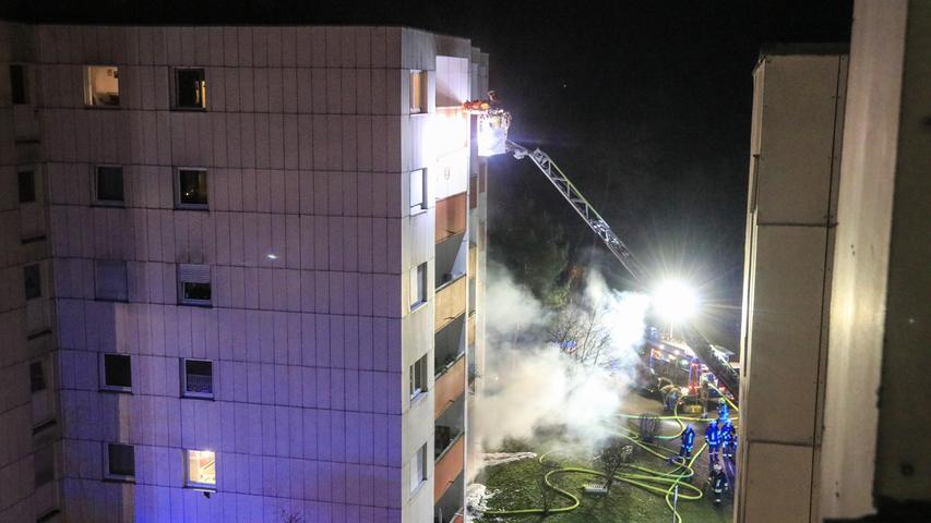 Brand in Memmelsdorf: Feuerwehr rettet Bewohner