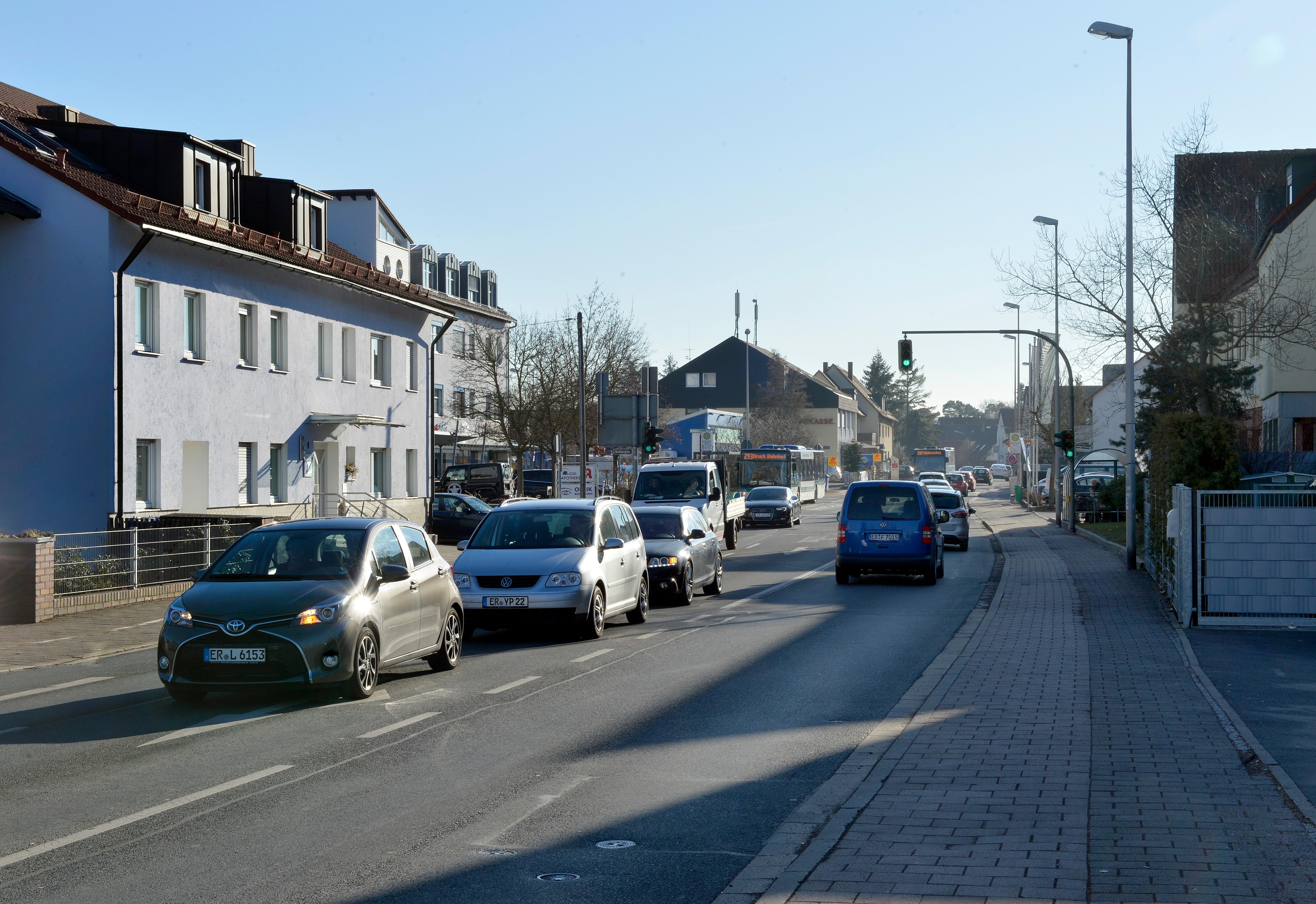 An der Kreuzung St. Johann/Möhrendorfer findet mit die größte Sanierungsmaßnahme 2019 statt.