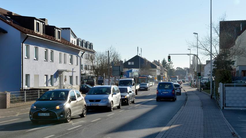 An der Kreuzung St. Johann/Möhrendorfer findet mit die größte Sanierungsmaßnahme 2019 statt.