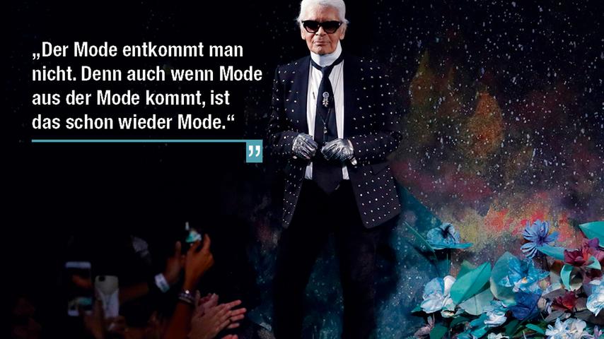 Karl Lagerfeld: Die besten Sprüche des Modeschöpfers
