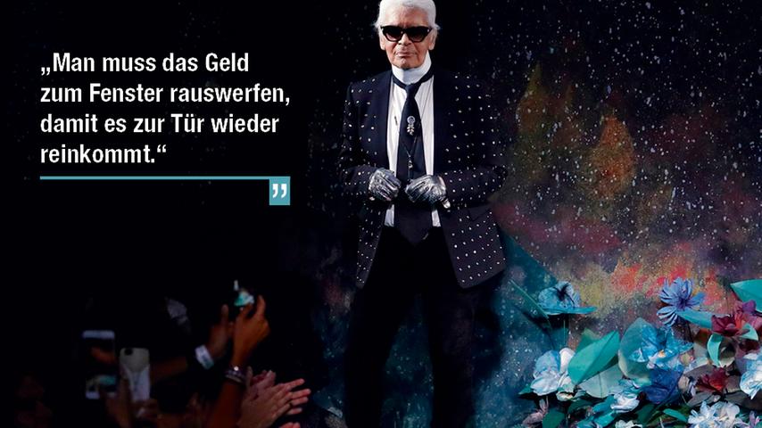 Karl Lagerfeld: Die besten Sprüche des Modeschöpfers