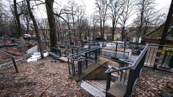 Seit 2017 Jahren wird in verschiedenen Schritten das Erlanger Bergkirchweih-Areal saniert und vor allem an gültige Sicherheits-Standards angepasst.