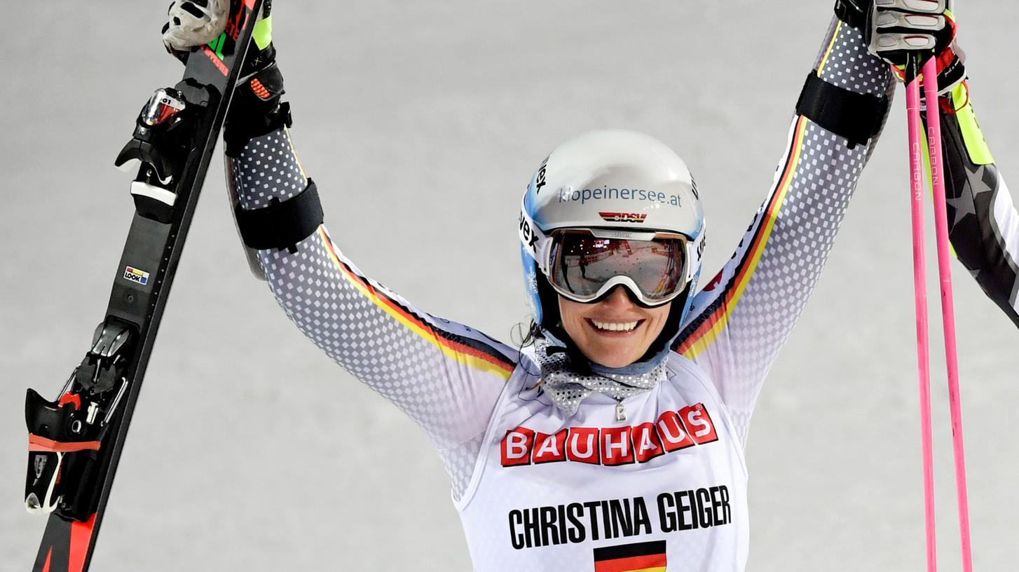 Mit dem zweiten Platz beim City Event überraschte Skirennfahrerin Christina Geiger sich selbst.