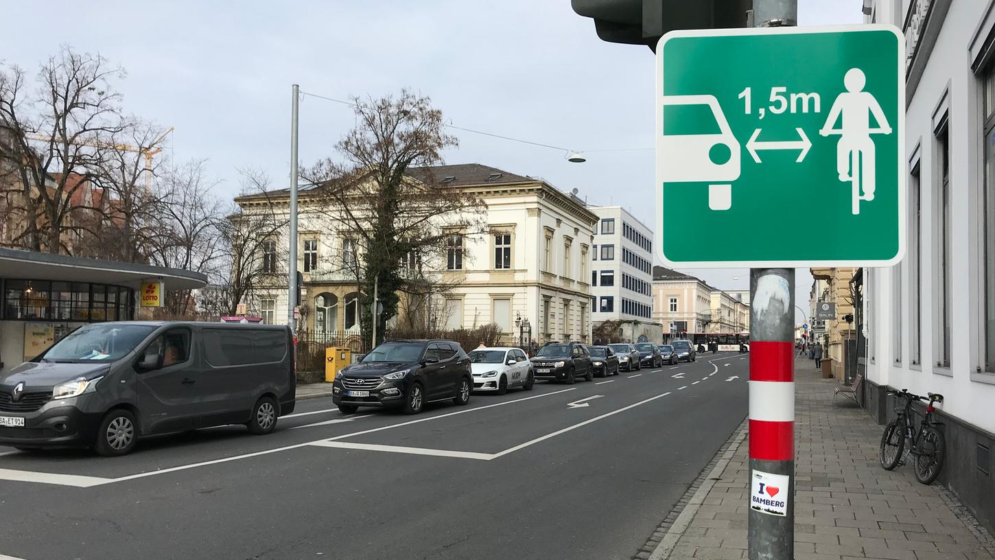 Mindestüberholabstand: Neues Verkehrsschild für Bamberg? 