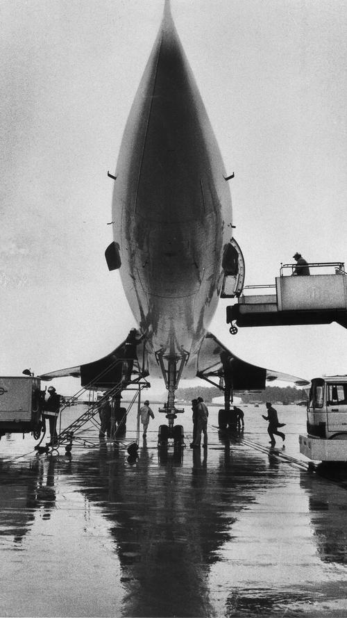 Ein einziges mal besuchte die Concorde die Noris. Ein veritabler Volksauflauf empfing am 19. Juli 1986 die Maschine am Nürnberger Flughafen.