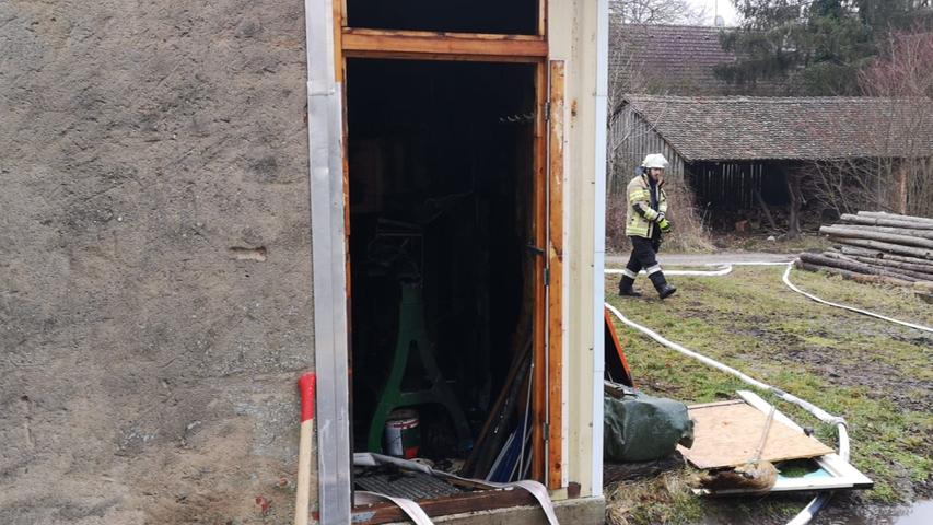 Kirchfembach: Kaputter Kühlschrank löst Brand in Garage aus