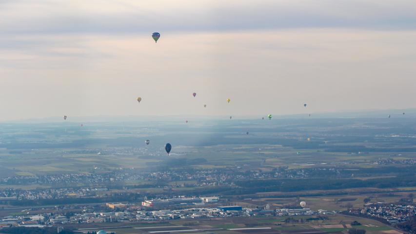 Frankenballoncup 2019: Spektakulärer Anblick am fränkischen Himmel