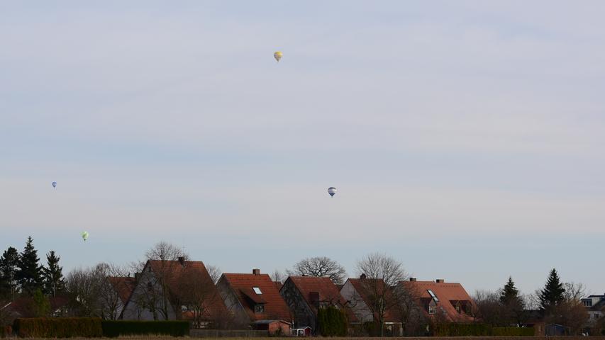 Foto: Lidia Piechulek Motiv: Frankenballoncup 2019, Frankenballon e.V., Ballonfahren, Turnier, Heißluftballon, Wettkampf, Fuchsjagd, Flughafen Nürnberg, Event Event am Samsatg, 23.02.2019