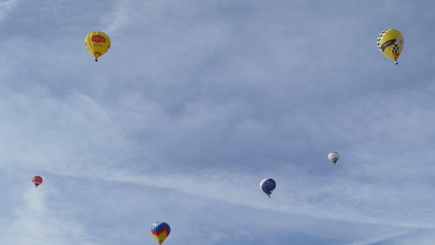 Der Frankenballoncup ist auf zwei Tage und zwei Fahrten aufgeteilt. Der zweite Start erfolgte am Sonntagmorgen in der fränkischen Schweiz.