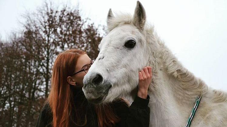 Kira Kütt und ihr Sirius: Via Crowdfunding sammelt die 18-Jährige Spenden für den Unterhalt des Pferdes.
