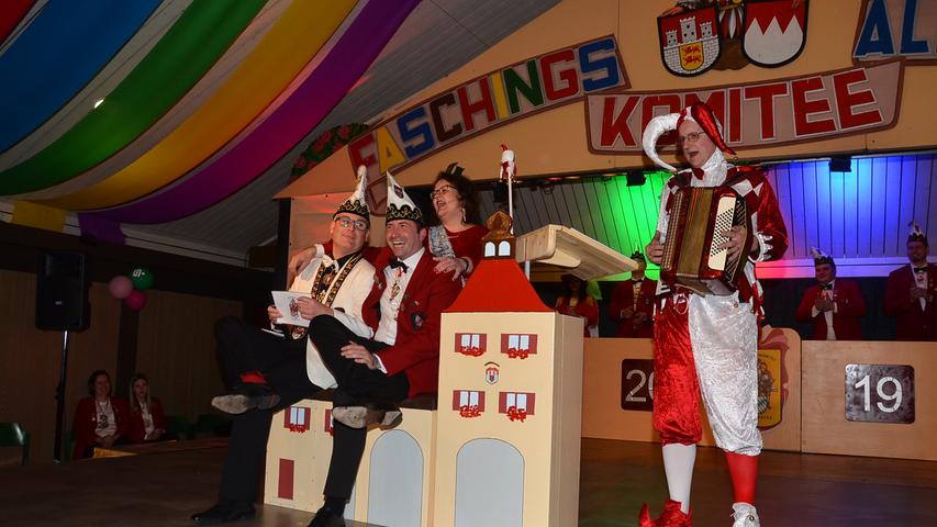 Bunte Faschingsfeier: Jubel und Tanz bei der Prunksitzung in Allersberg