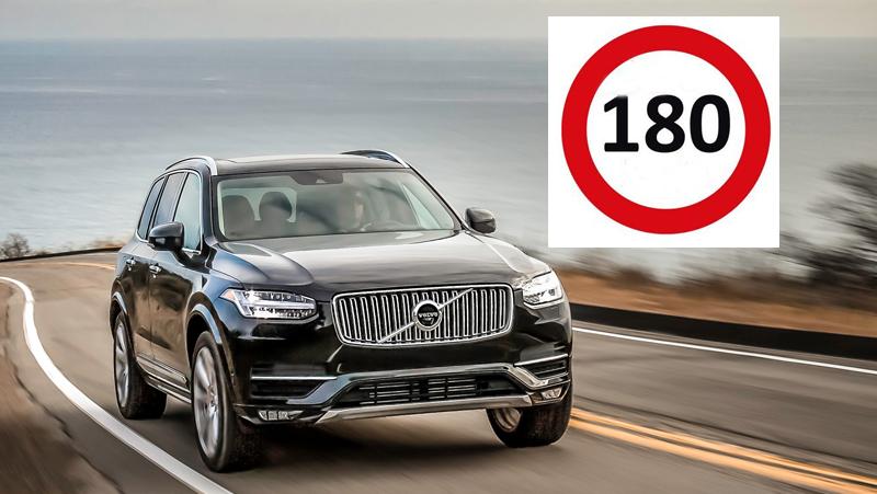 Maximal 180 km/h: Volvo bremst sich ein