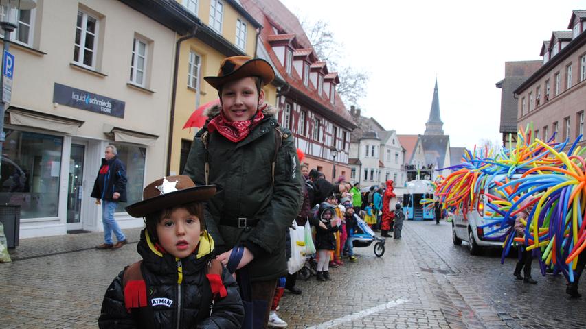 Kreative Kostüme, gute Laune: Die Zuschauer beim Schwabacher Faschingszug