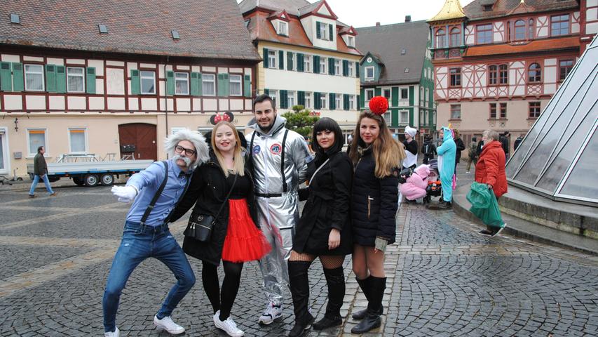 Kreative Kostüme, gute Laune: Die Zuschauer beim Schwabacher Faschingszug