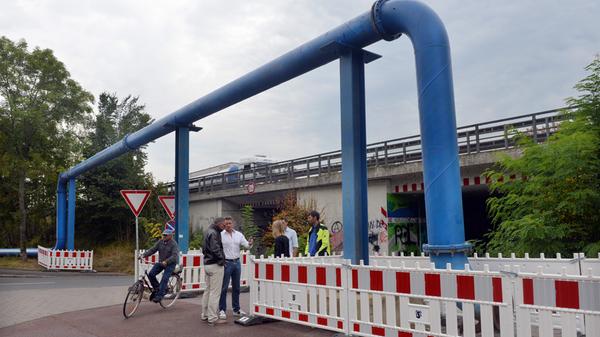 Die Arbeiten für die Sanierung des Hauptsammlers für die Erlanger Abwässer, der unter der A73 liegt, hat begonnen.