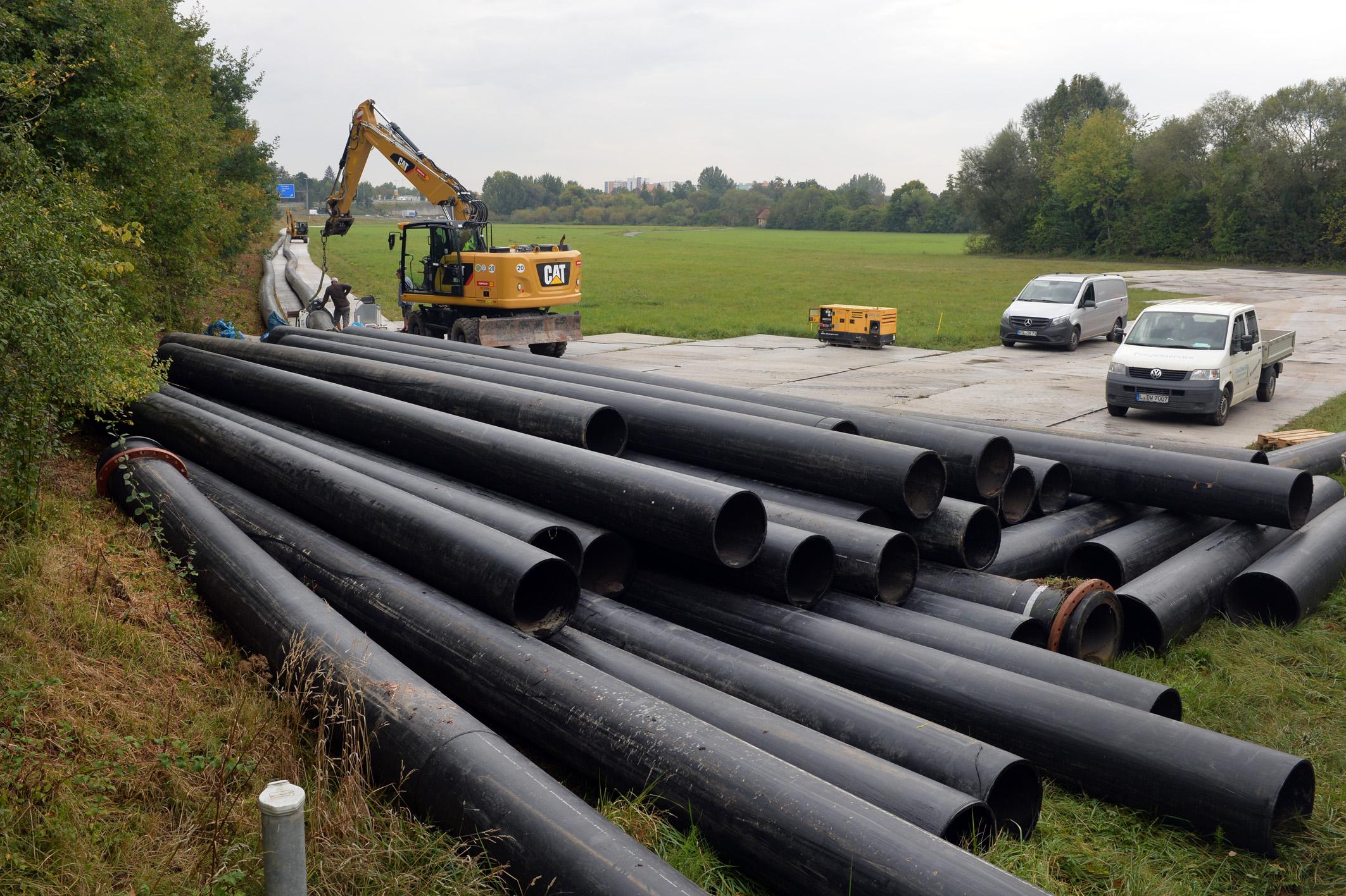 Der mächtige Sammler soll so trocken bleiben.