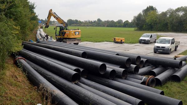 Der mächtige Sammler soll so trocken bleiben.