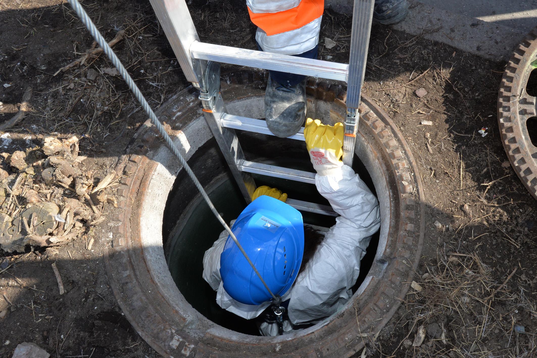 Hauptsammler hat Besuch von DWA