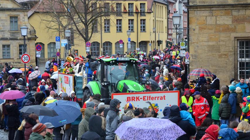 Fasching in Bamberg: In der Innenstadt waren die Narren los