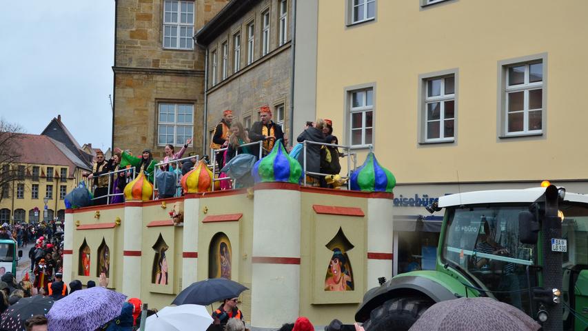 Fasching in Bamberg: In der Innenstadt waren die Narren los