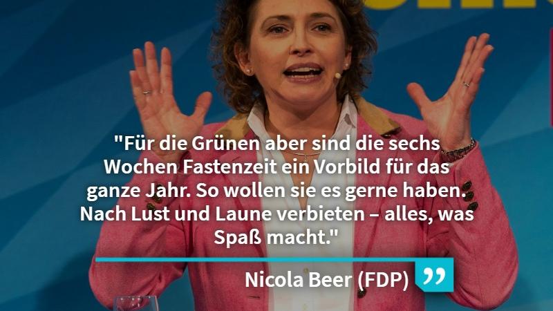 FDP-Generalsekretärin und Europawahl-Spitzenkandidatin Nicola Beer in Dingolfing