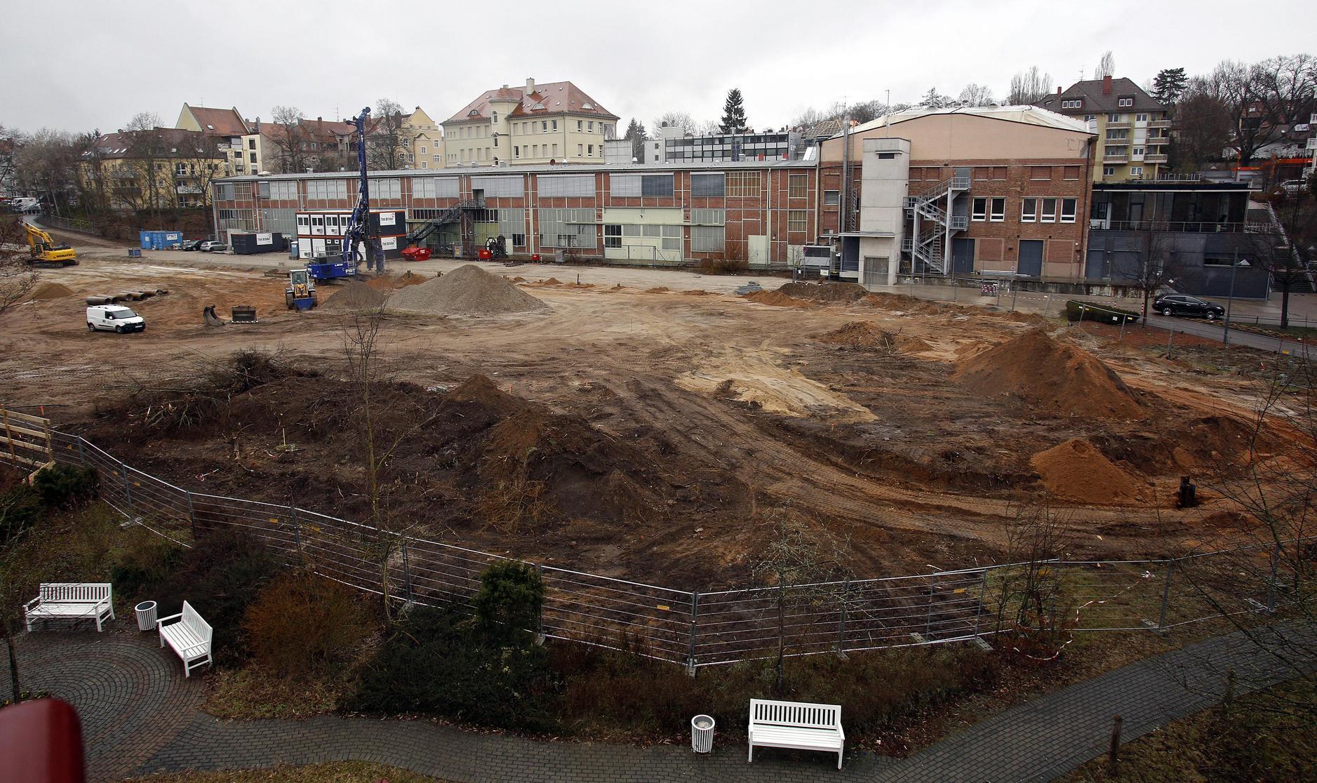 Bunker Bremst Baustelle Am Tafelgelande Aus Nurnberg Nordbayern De