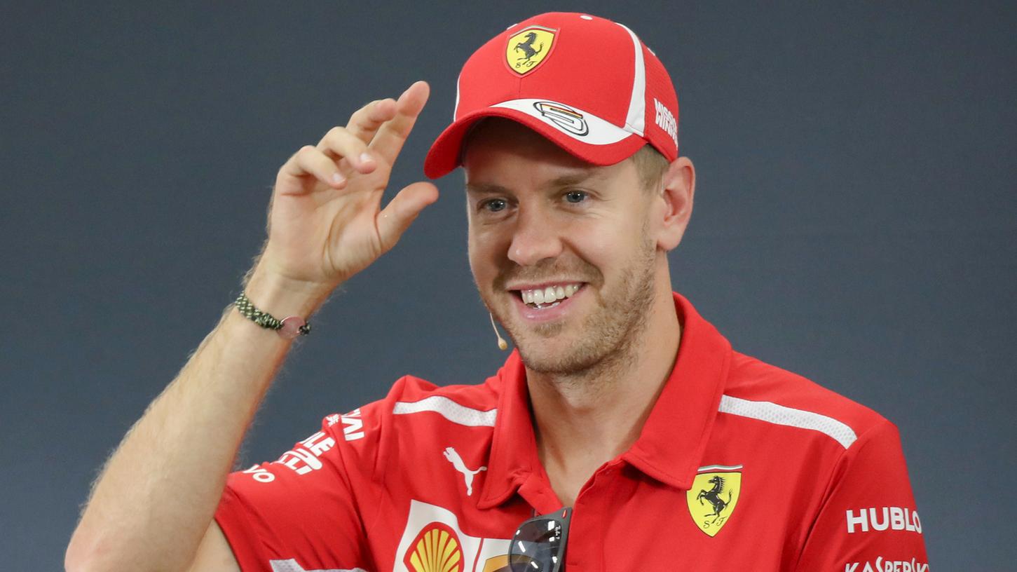 Sebastian Vettel hofft auf seinen fünften WM-Titel. Den Nummer-1-Status von Ferrari besitzt er schon mal zumindest vorübergehend.