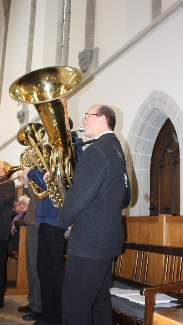 Der Heidenheimer Posaunenchor trug zur musikalischen Umrahmung des Festgottesdienst im Heidenheimer Münster bei.