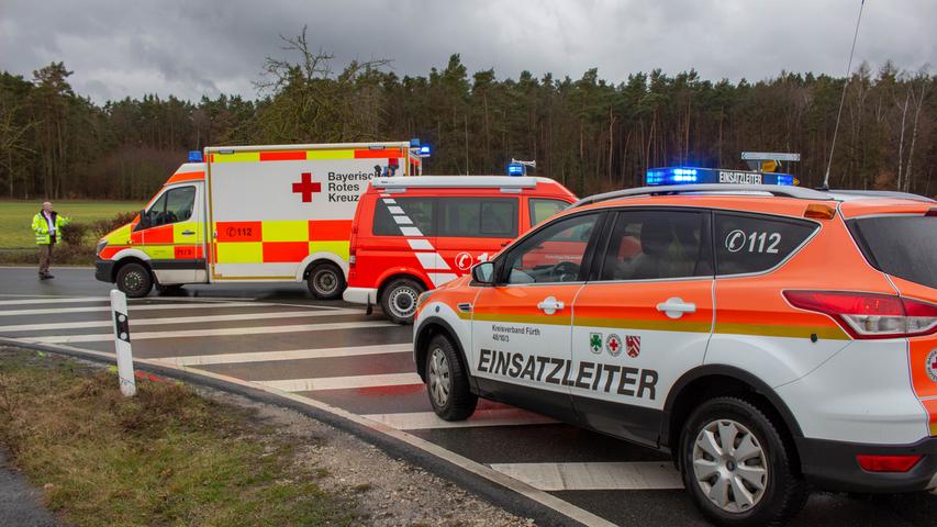 Weiherhof: Zwei Verletzte nach Unfall im Landkreis Fürth