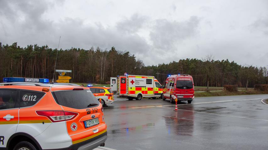 Weiherhof: Zwei Verletzte nach Unfall im Landkreis Fürth