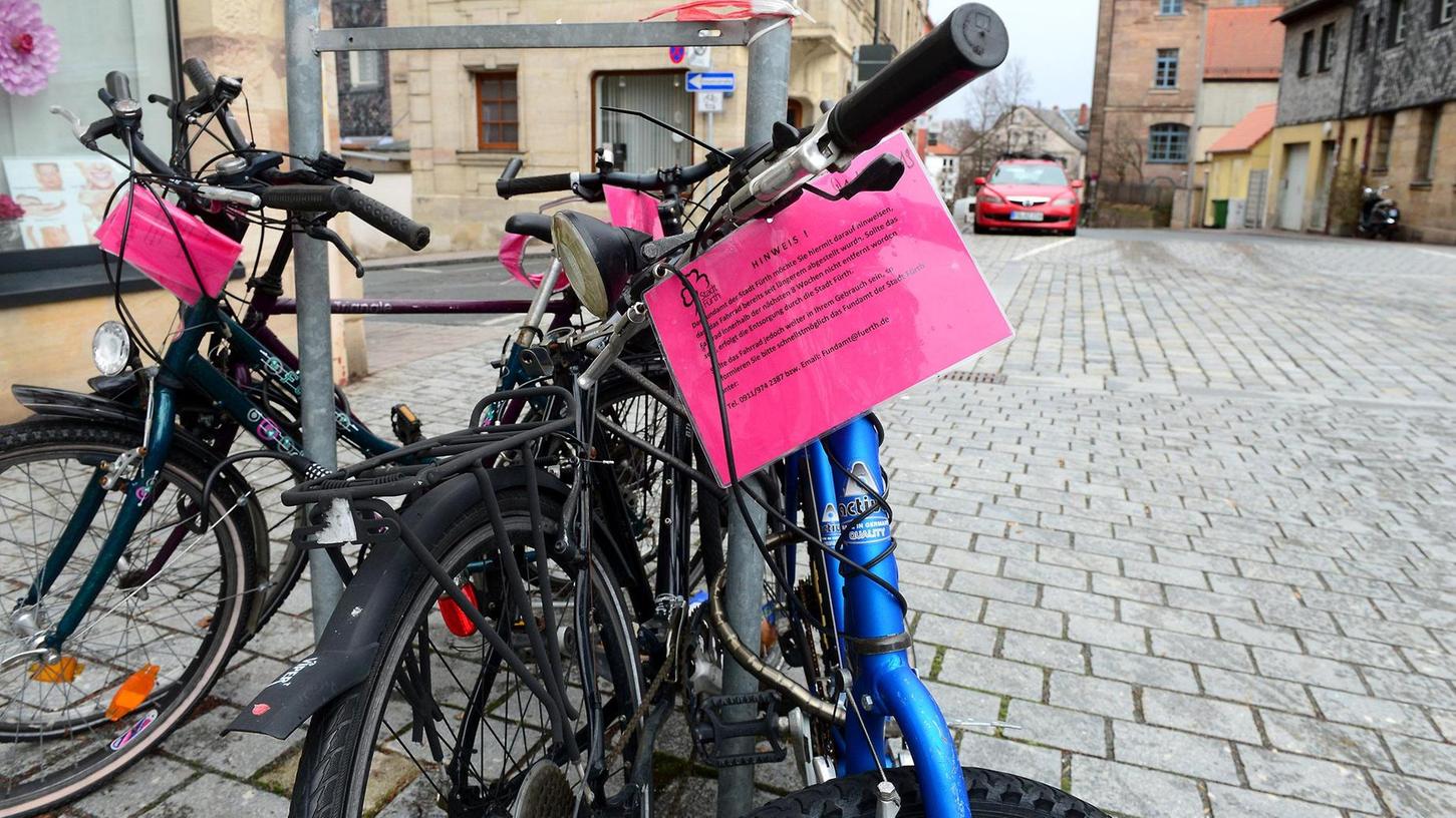 So kämpft die Stadt Fürth gegen Fahrradleichen
