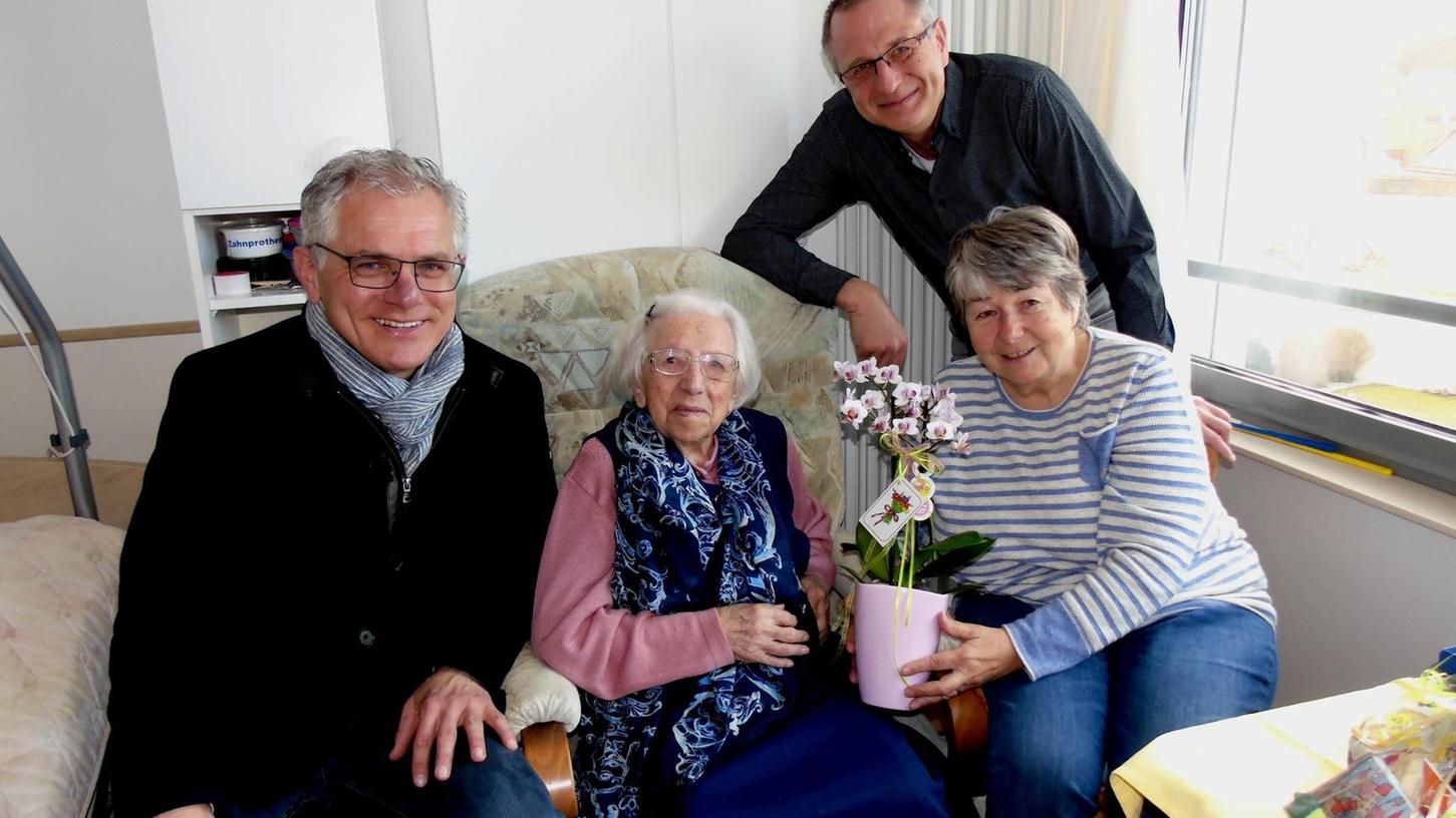 Altersrekord: Maria Völkl hat in Berching ihren 102. Geburtstag gefeiert.
