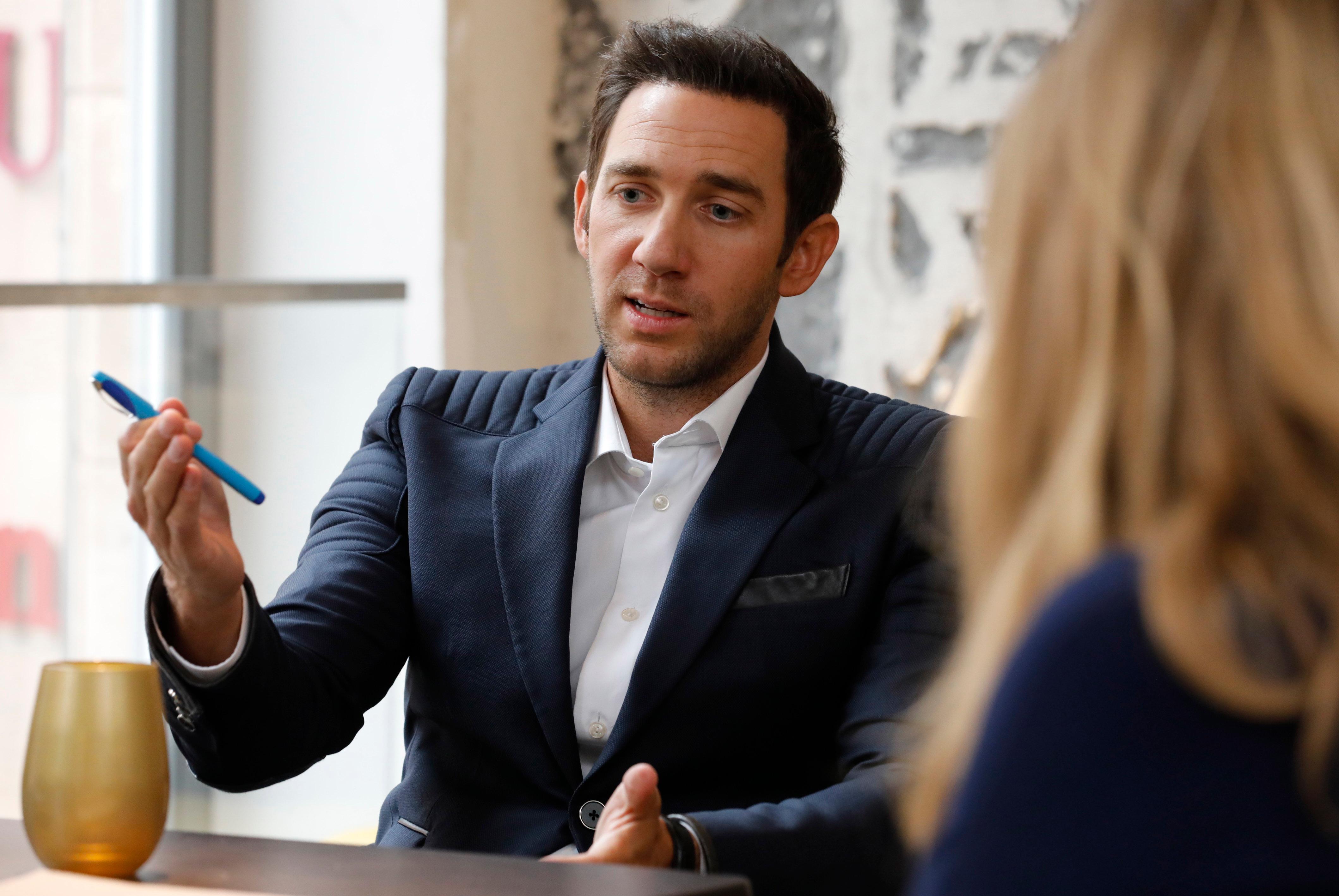 TV-Makler Marcel Remus sprach in Nürnberg über sich