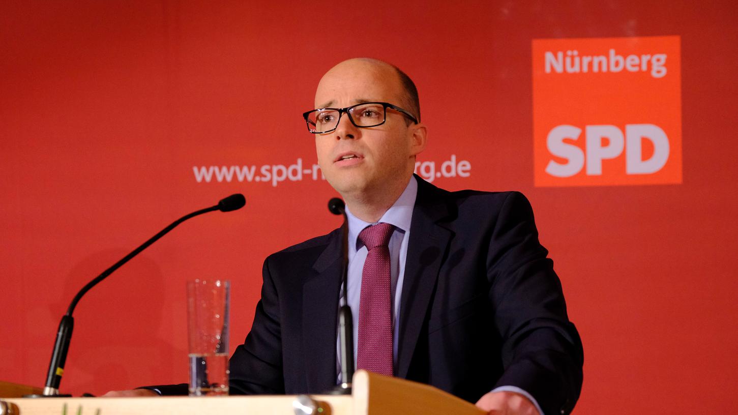 Thorsten Brehm soll 2020 für die SPD das Amt des Oberbürgermeisters von Nürnberg verteidigen.