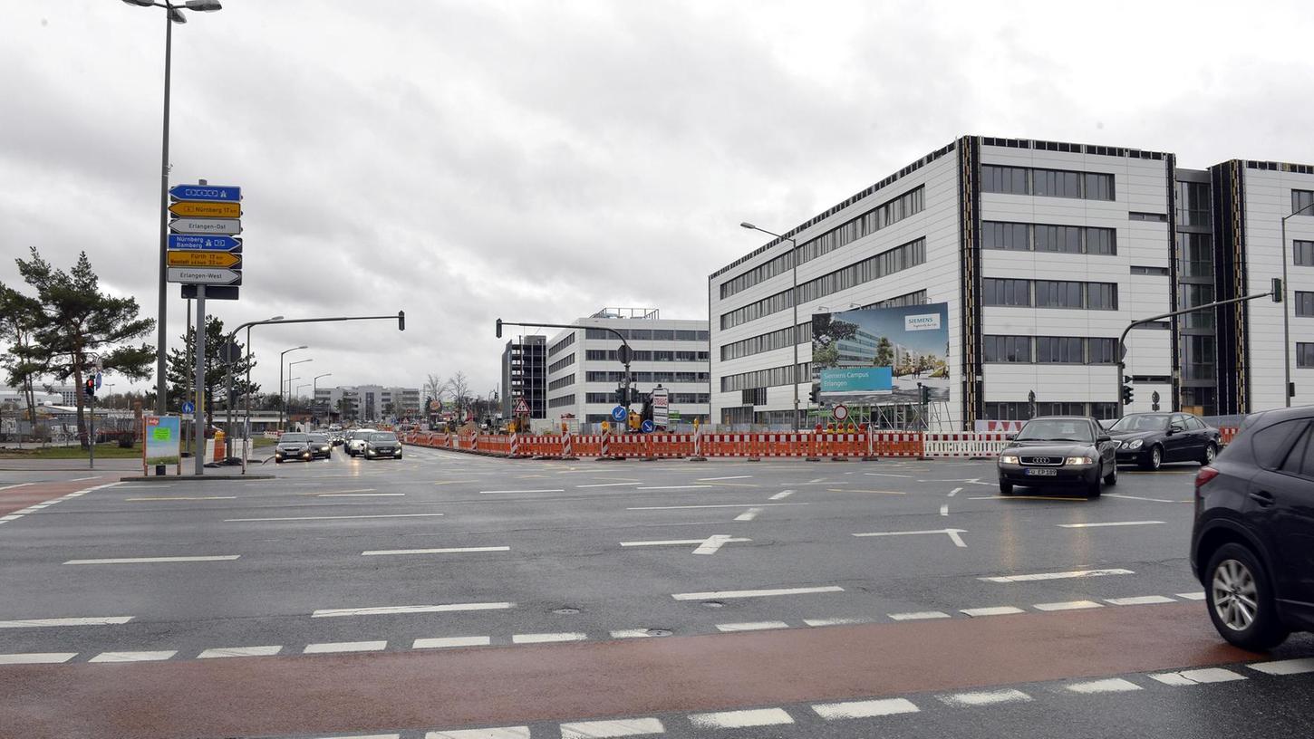 Siemens-Campus beeinflusst den Verkehr in Erlangen 