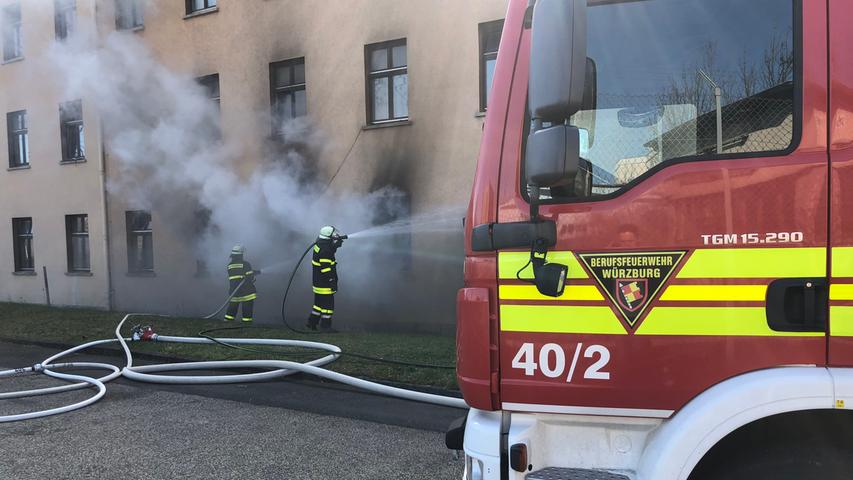 Würzburg: Brand in Asylbewerberunterkunft