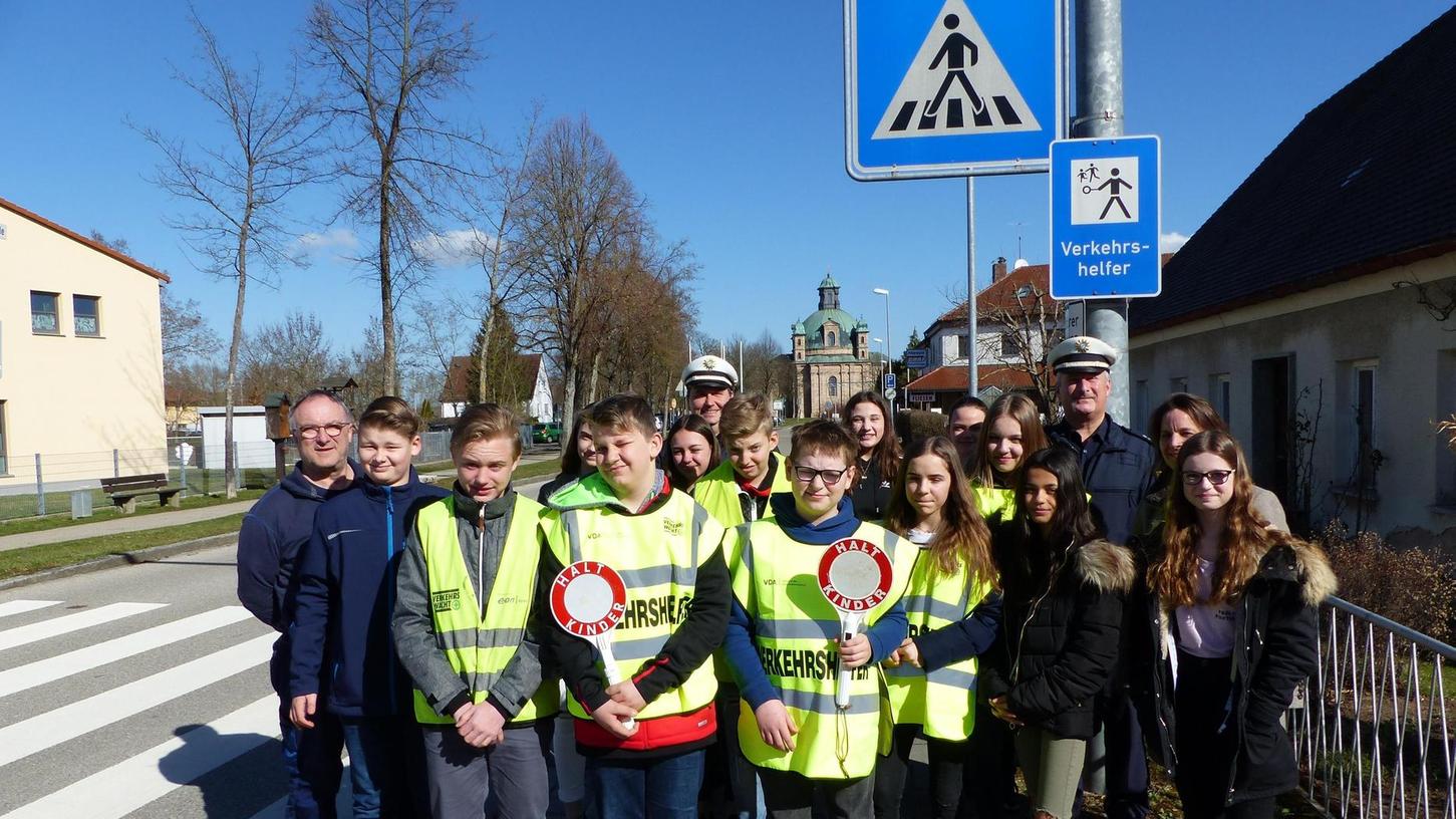 Verkehrserzieher schulten Schülerlotsen in Freystadt