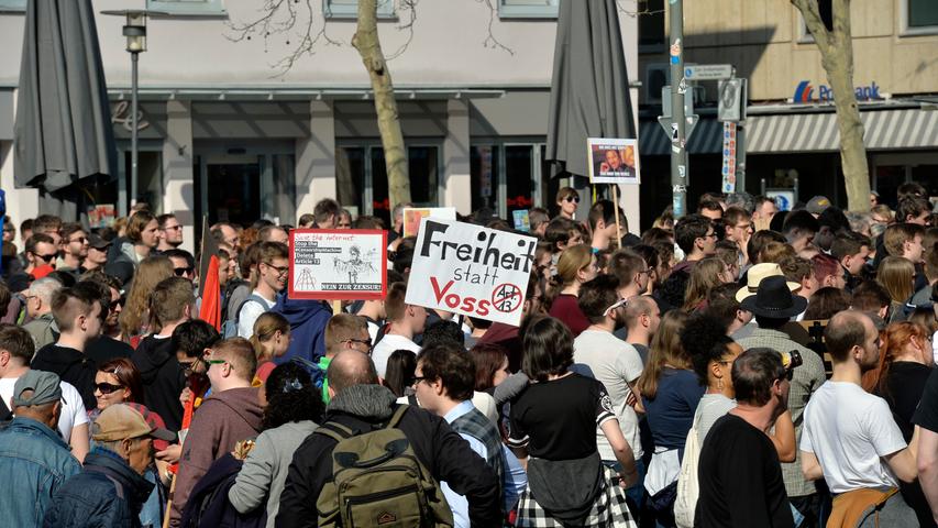 Kundgebung für freies Internet: Erlanger gingen auf die Straße