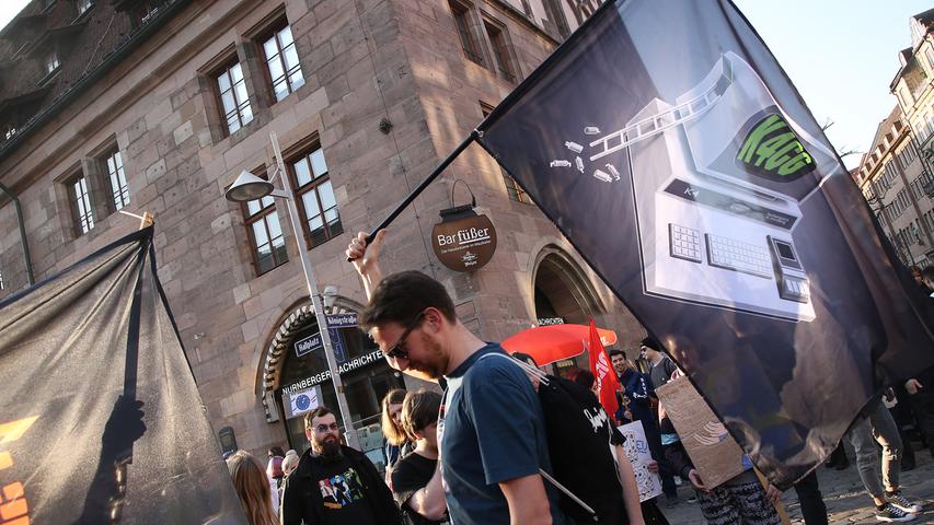 Angst vor der Zensur: Nürnberger protestieren gegen Urheberrechtsreform