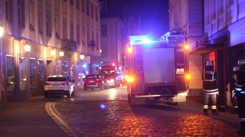 Feuer ausgebrochen: Wohnhaus in Ansbach geräumt
