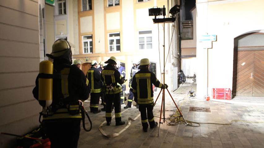 Feuer ausgebrochen: Wohnhaus in Ansbach geräumt