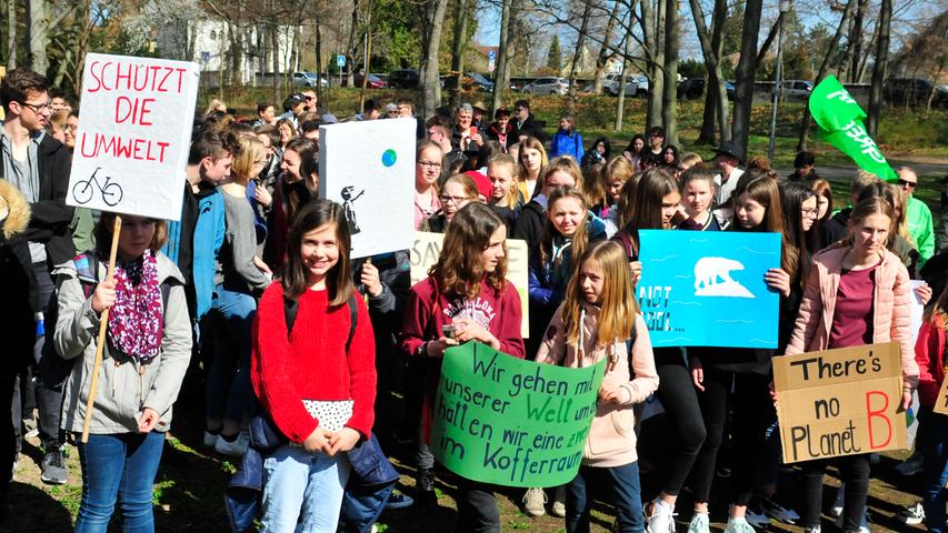 Schüler treten in den Klimastreik: "Fridays for Future" in Forchheim