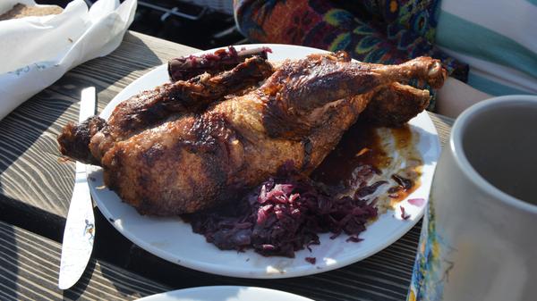 Auch die Küche bliebt natürlich nicht kalt.