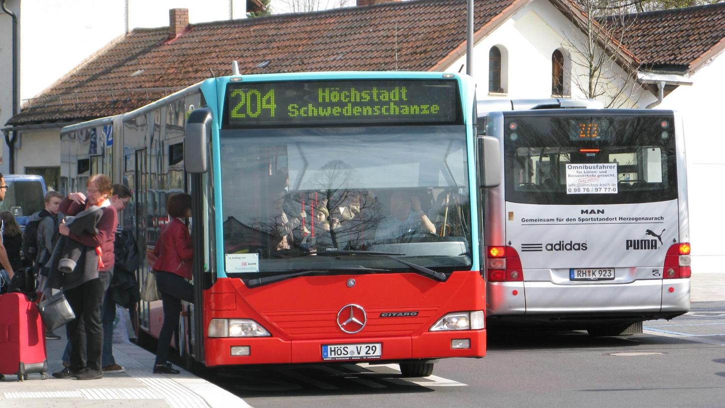 Bald viel öfter mit dem Bus nach Höchstadt