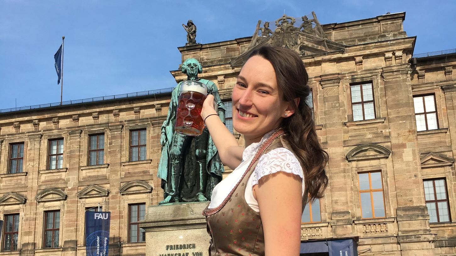 Aus Franken für Bayern: Erlangerin will Bierkönigin werden