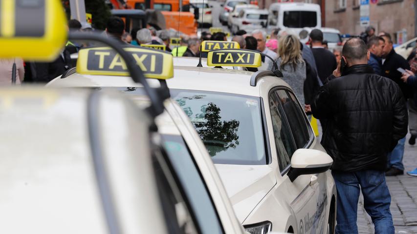 Nürnbergs Taxifahrer protestieren gegen Scheuer-Überlegungen
