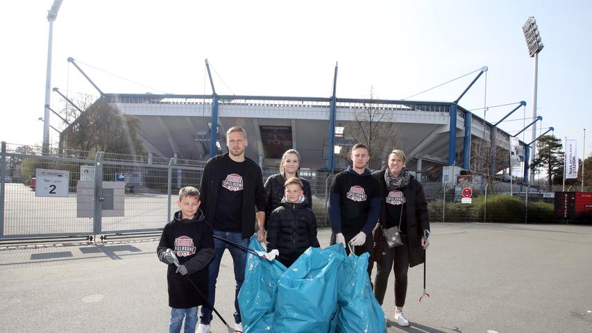 Club-Fans packen an: Behrens räumt am Max-Morlock-Stadion auf